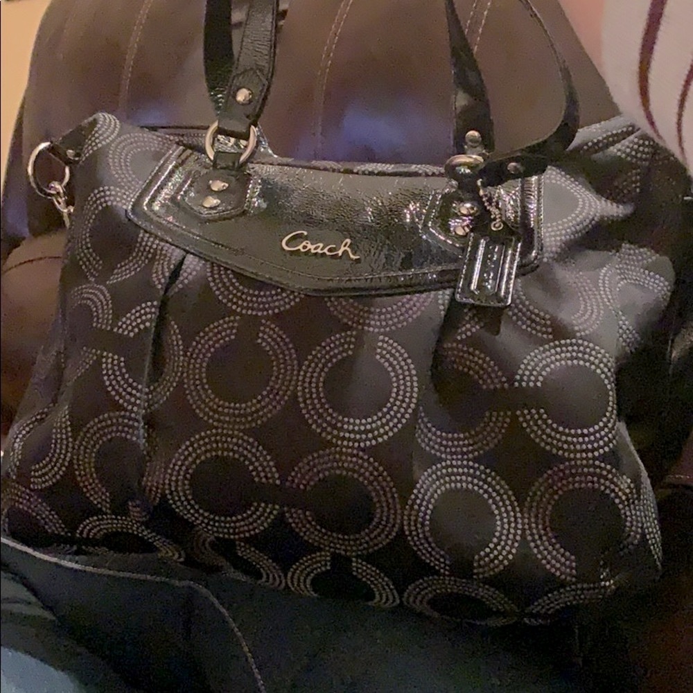 COACH OP ART ASHLEY SATCHEL